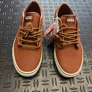 Authentic Vans Men’s Atwood Leather Brown marshmallow